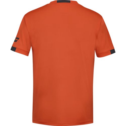 T-shirt Babolat Play Crew Neck Tee Boy Rouge Junior 2024 Dos - Esprit Padel Shop