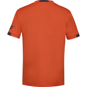 T-shirt Babolat Play Crew Neck Tee Boy Rouge Junior 2024 Dos - Esprit Padel Shop