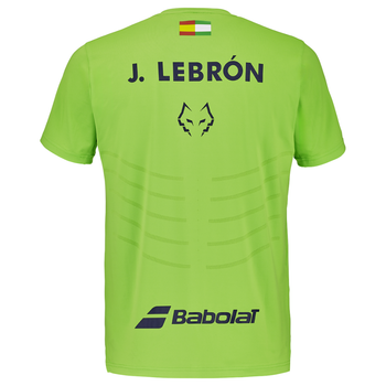 T-shirt Babolat Replica Crew Neck Tee Lebron Vert - Esprit Padel Shop