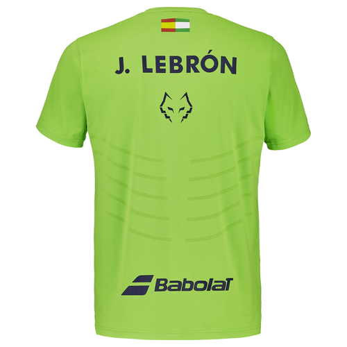 T-shirt Babolat Replica Crew Neck Tee Lebron Vert - Esprit Padel Shop