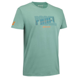 T-shirt Babolat Padel Cotton Tee Vert 2024 3q - Esprit Padel Shop