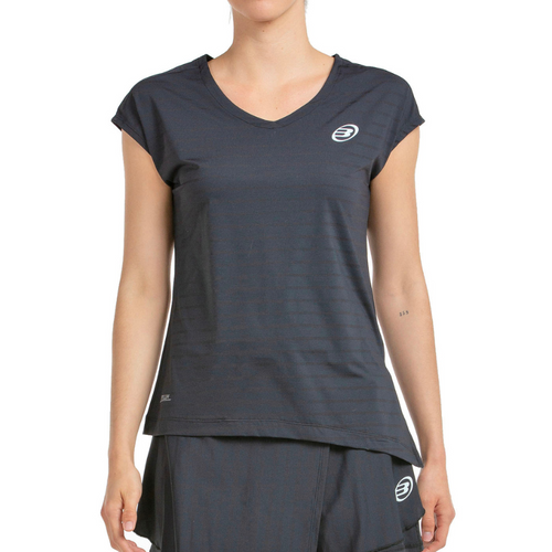 T-shirt Bullpadel Adoros Noir Femme - Esprit Padel Shop