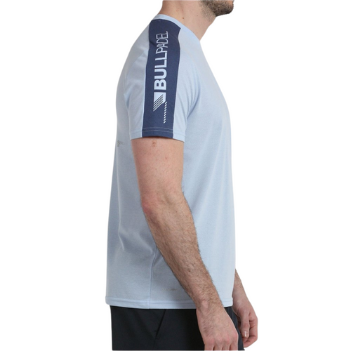 T-shirt Bullpadel Afila Bleu Cote - Esprit Padel Shop
