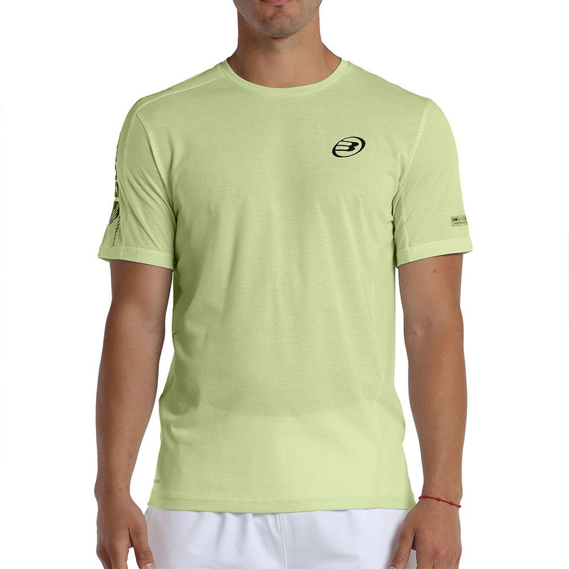 T-shirt Bullpadel Afila Jaune Fluo Face - Esprit Padel Shop
