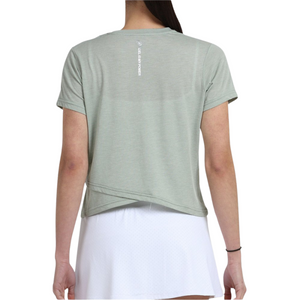 T-shirt Bullpadel Batis Vert Femme Dos - Esprit Padel Shop