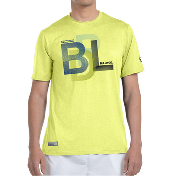 T-shirt Bullpadel Bebas Jaune - Esprit Padel Shop