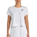 Camiseta Bullpadel Bilme blanca para mujer