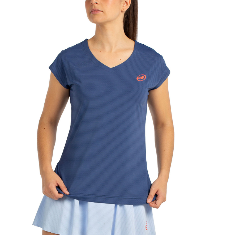 T-shirt Bullpadel Covelo Bleu Marine Femme - Esprit Padel Shop