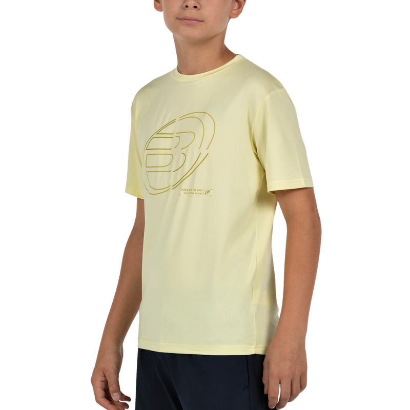 T-shirt Bullpadel Cuno Amarela Junior - Esprit Padel Shop