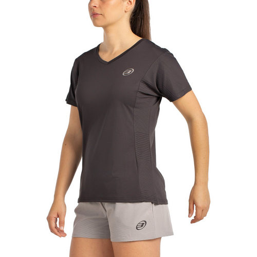 T-shirt Bullpadel Eches Noir Femme -  Esprit Padel Shop