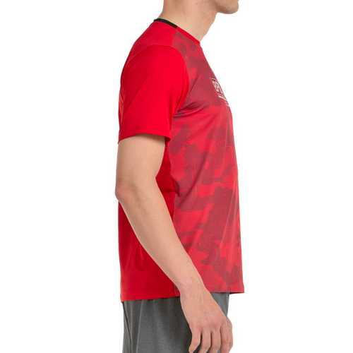 T-shirt Bullpadel Esgos Rouge - Esprit Padel Shop