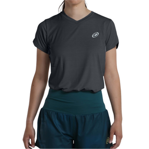 T-shirt Bullpadel Larda Noir Femme - Esprit Padel Shop