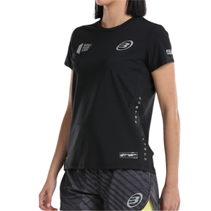 T-shirt Bullpadel Llama Noir Femme 3q - Esprit Padel Shop