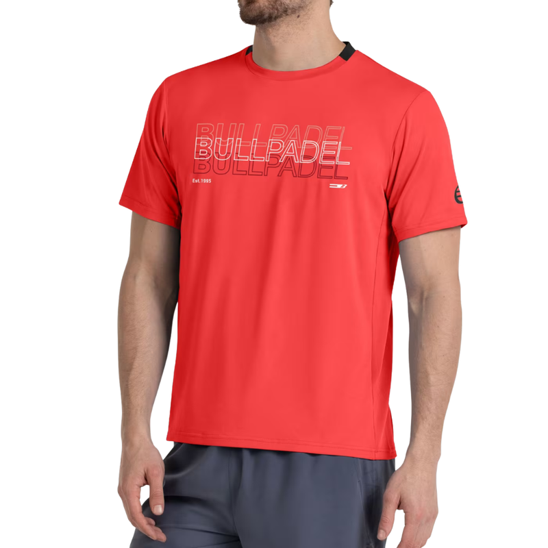 T-Shirt Bullpadel Marila Rot - Esprit Padel Shop
