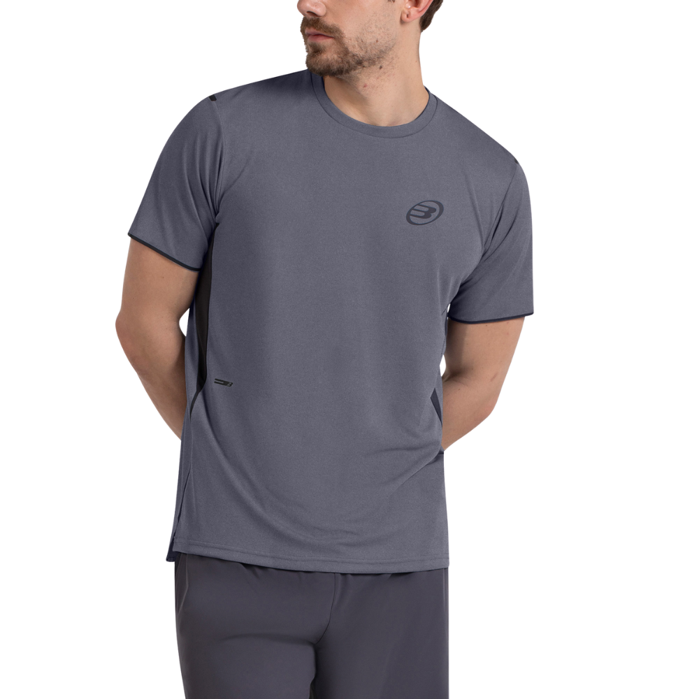 T-shirt Bullpadel Mensa Gris - Esprit Padel Shop