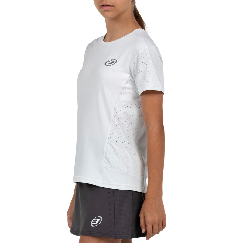 T-shirt Bullpadel Omur branco júnior menina - Esprit Padel Shop