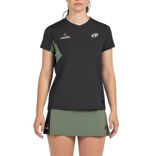 T-shirt Bullpadel Pampan Noir Femme - Esprit Padel Shop