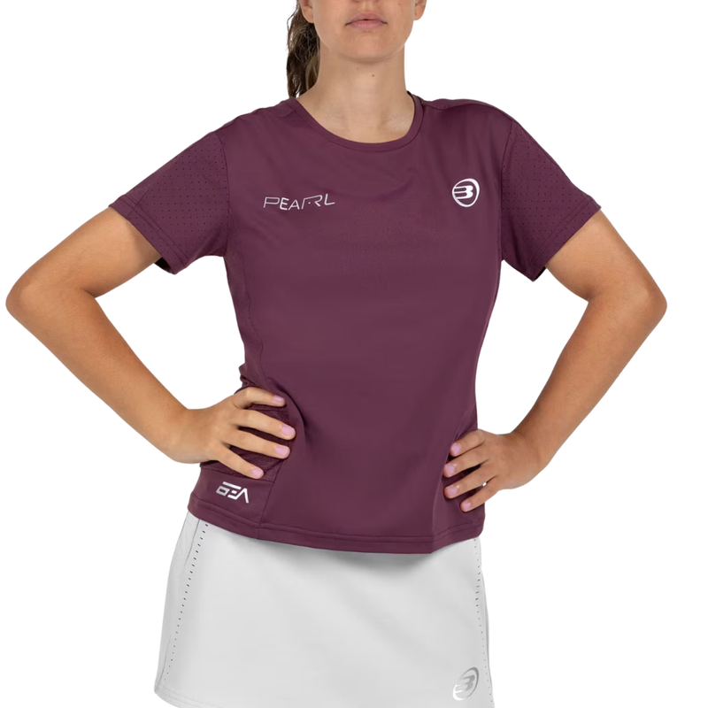 T-shirt Bullpadel Replica Bea 26I Bordeaux Femme - Esprit Padel Shop