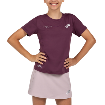 T-shirt Bullpadel Replica Bea 26I Rouge Junior Girl - Esprit Padel Shop