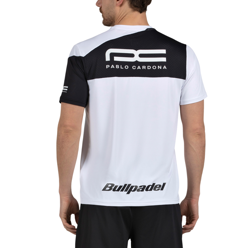 T-shirt Bullpadel Replica Cardona 26V Blanc - Esprit Padel Shop
