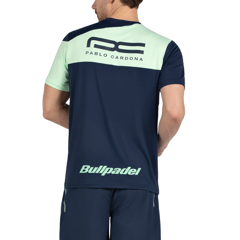 T-shirt Bullpadel Replica Cardona 26V Bleu Marine - Esprit Padel Shop