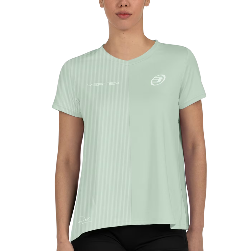 T-shirt Bullpadel Replica Delfi 26I Vert Femme - Esprit Padel Shop