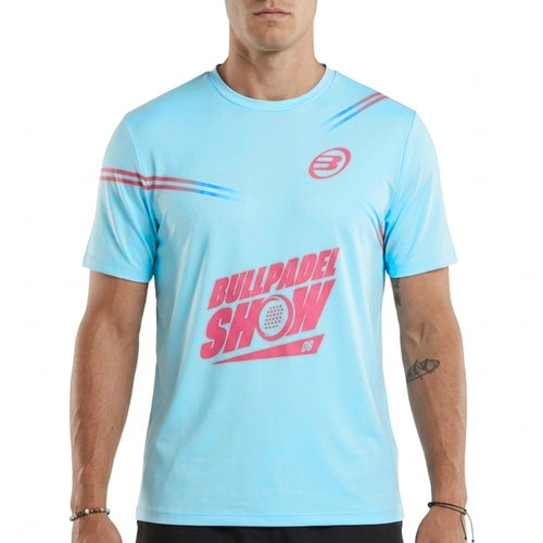 T-shirt Bullpadel Show Bleu - Esprit Padel Shop