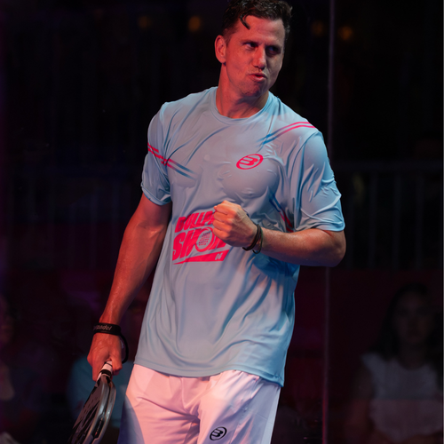 T-shirt Bullpadel Show Bleu - Esprit Padel Shop