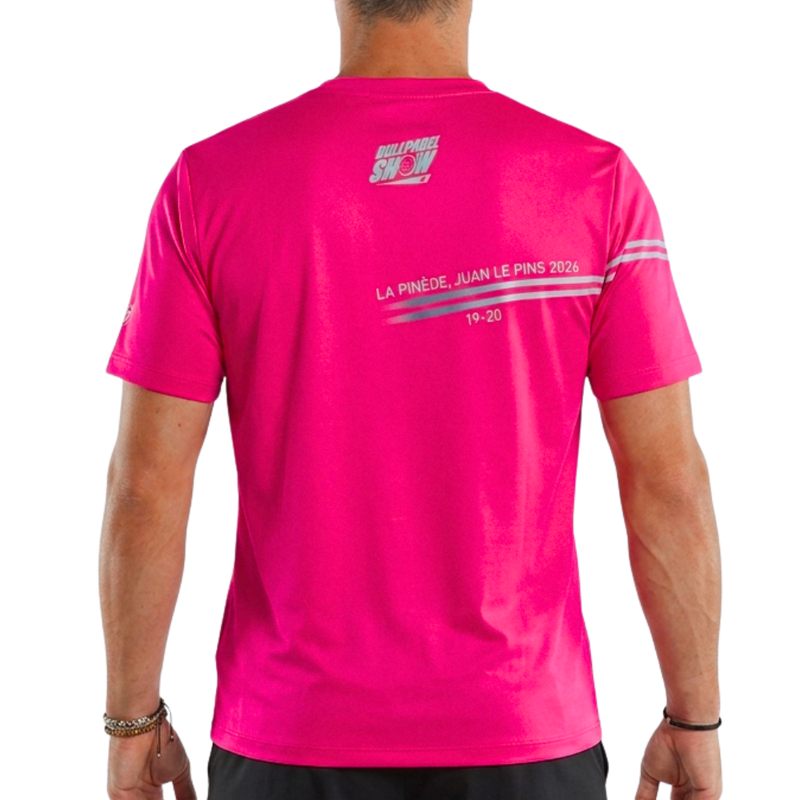 T-shirt Bullpadel Show Rose - Esprit Padel Shop