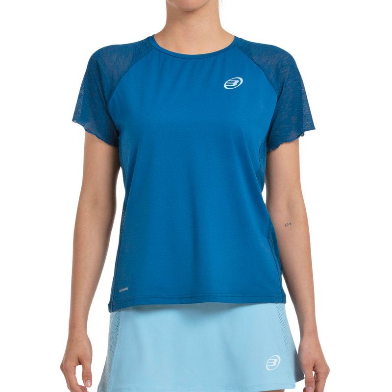 T-shirt Bullpadel Dedale Bleu Femme - Esprit Padel Shop