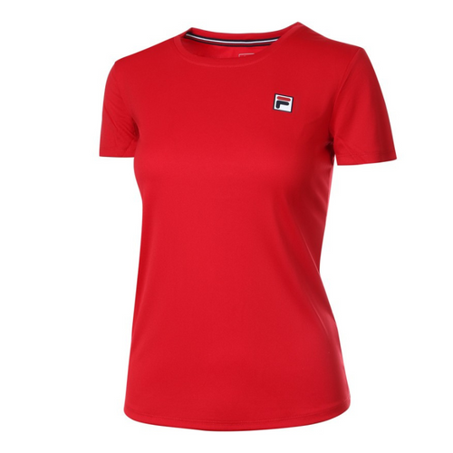 T-shirt Fila Leonie Rouge Femme - Esprit Padel Shop