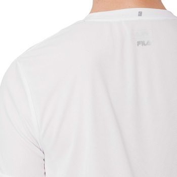 T-shirt Fila Logo Blanc - Esprit Padel Shop