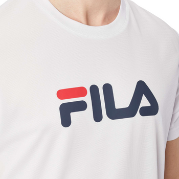 T-shirt Fila Logo Blanc - Esprit Padel Shop