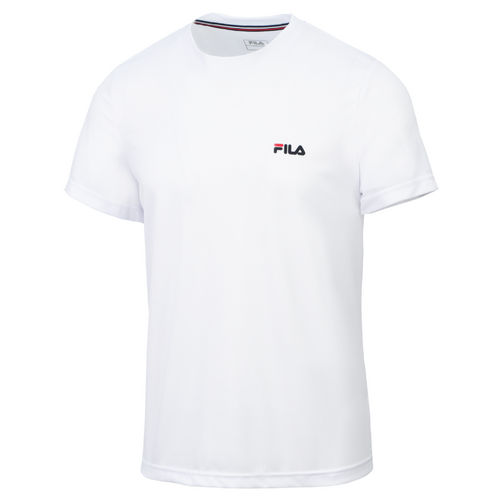 T-shirt Fila Logo Small Polyester Blanc - Esprit Padel Shop