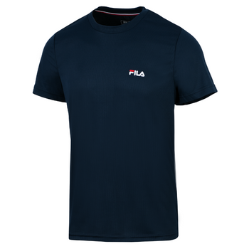 T-shirt Fila Logo Small Polyester Bleu Marine - Esprit Padel Shop