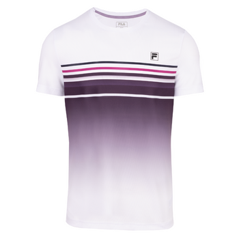 T-shirt Fila Miguel Blanc/Violet - Esprit Padel Shop