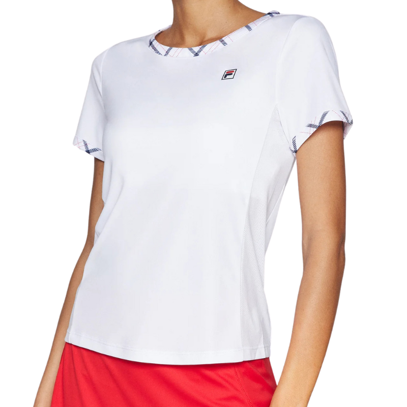 T-shirt Fila Yamila Blanc Femme - Esprit Padel Shop
