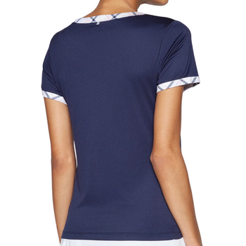 T-shirt Fila Yamila Bleu Marine Femme - Esprit Padel Shop