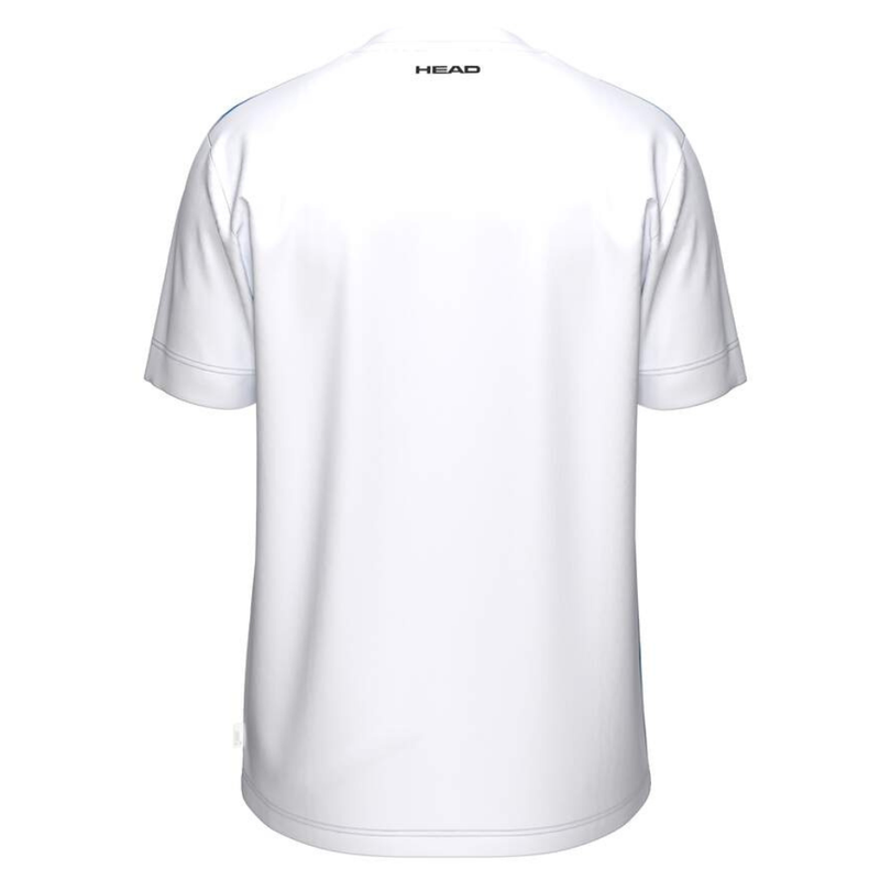 T-Shirt Head Topspin Blanc/Bleu Marine - Esprit Padel Shop