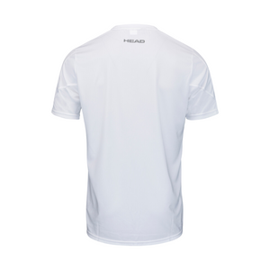 T-shirt Head Club 22 Tech Blanc Dos - Esprit Padel Shop