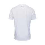 T-shirt Head Club 22 Tech Blanc Dos - Esprit Padel Shop