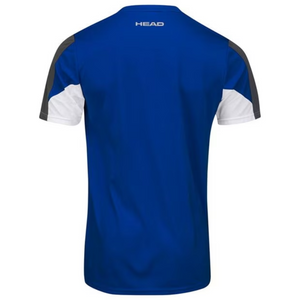 T-shirt Head Club 22 Tech Bleu dos - Esprit Padel Shop