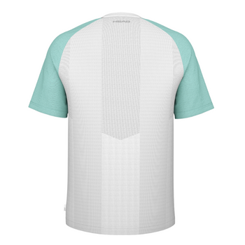 T-shirt Head Performance Blanc/Bleu - Esprit Padel Shop