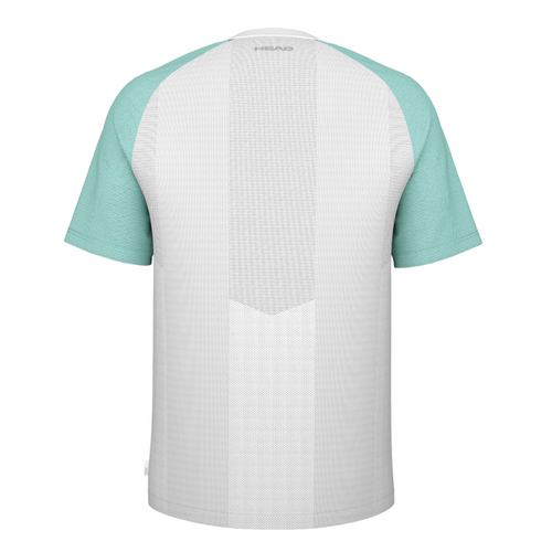 T-shirt Head Performance Blanc/Bleu - Esprit Padel Shop