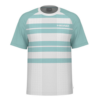 T-shirt Head Performance Blanc/Bleu - Esprit Padel Shop