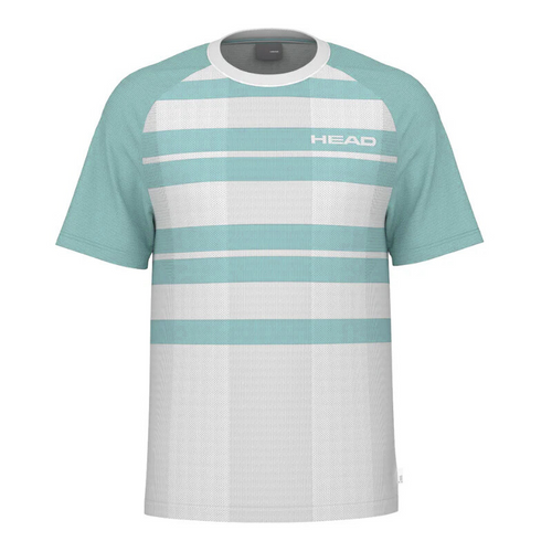 T-shirt Head Performance Blanc/Bleu - Esprit Padel Shop