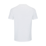 T-shirt Head Performance Blanc/Vert Dos - Esprit Padel Shop