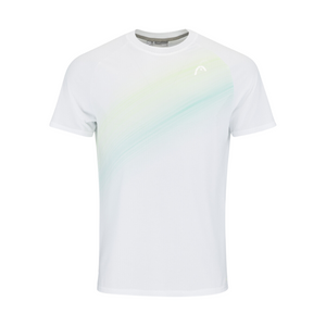 T-shirt Head Performance Blanc/Vert Face - Esprit Padel Shop