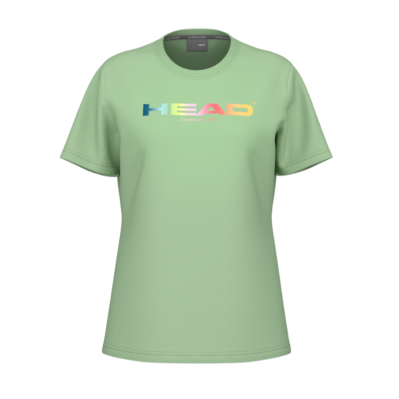 T-shirt Head Rainbow Vert Femme - Esprit Padel Shop