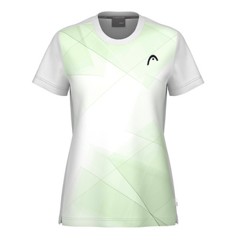 T-shirt Head Tie-Break Blanc/Vert Femme - Esprit Padel Shop